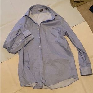 Van Heusen Flex Regular Fit BlueWhite Button Shirt